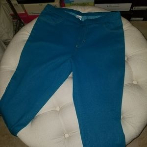 Turquoise Legging Pants